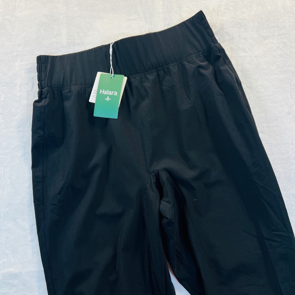 Halara Womens High Waisted Active Joggers Black Size Medium NWT